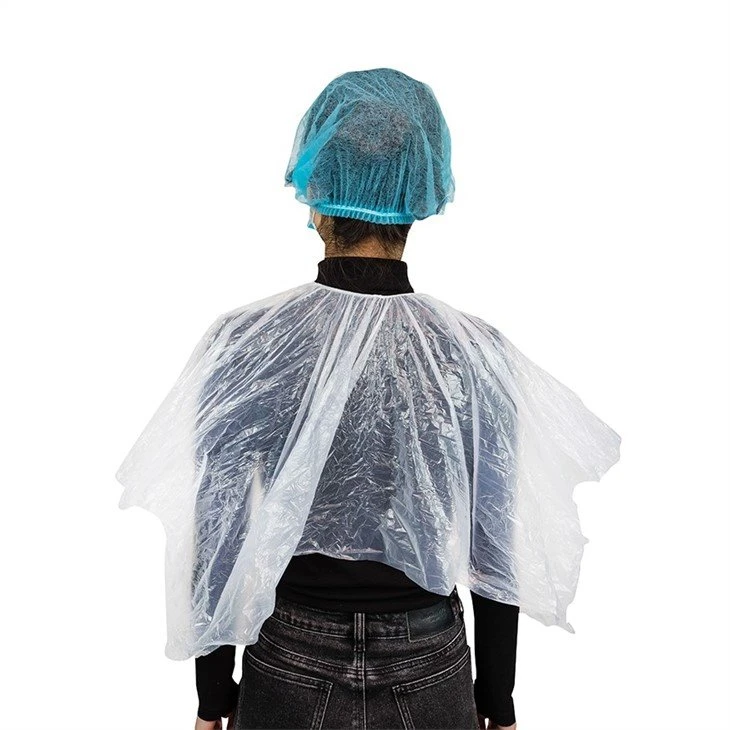 Disposable hair dressing capes (4)
