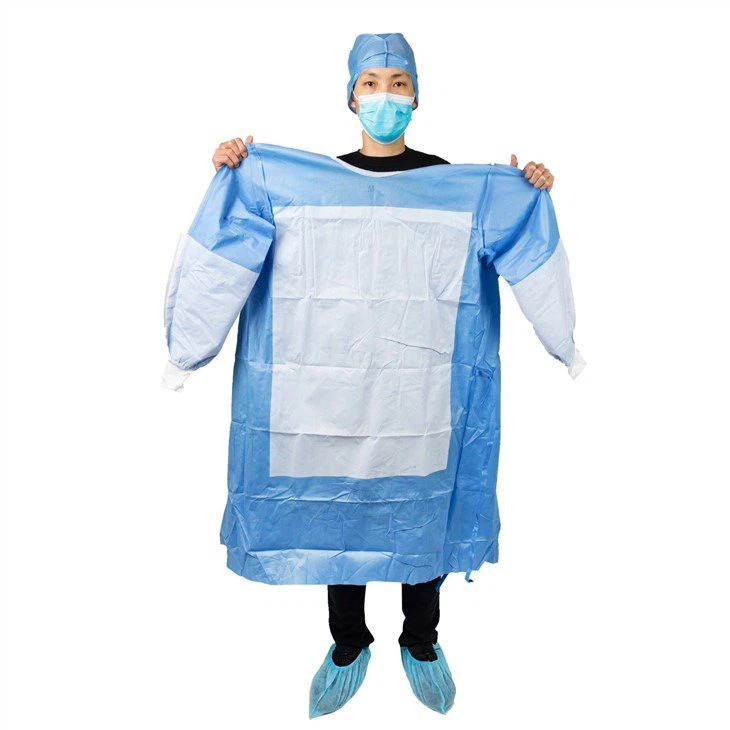 Disposable reinforced surgical gown 3