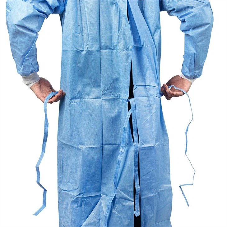 Disposable reinforced surgical gown 6